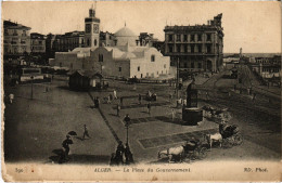 CPA AK ALGER Place Du Gouvernement ALGERIA (1389438) - Algeri