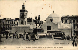 CPA AK ALGER Mosquee Djemaa-Djedid - Statue De Duc D'Orleans ALGERIA (1389313) - Algeri