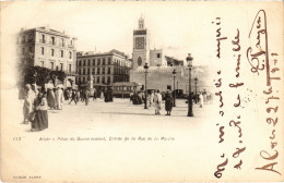 CPA AK ALGER Place Du Gouvernement ALGERIA (1389259) - Algeri