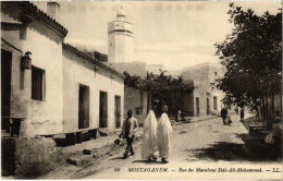 CPA AK MOSTAGANEM Rue Du Marabout Sidi-Ali-Mohammed ALGERIA (1389210) - Mostaganem