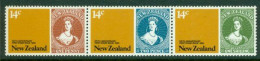 NEW ZEALAND 1980 Mi 790-92A Strip Of Three** 125th Anniversary Of New Zeland Stamps [B919] - Briefmarken Auf Briefmarken