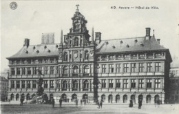 ANVERS : Hôtel De Ville. Carte Impeccable. - Antwerpen