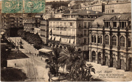 CPA AK ALGER Place De La Republique - Rue Dumont-d'Urville ALGERIA (1389028) - Algeri