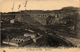 CPA AK CONSTANTINE Pont Sidi-Rached - Abattoirs Et La Ville ALGERIA (1389016) - Constantine