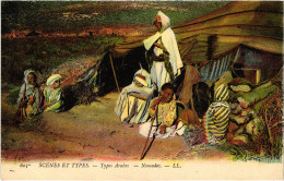 CPA AK Scenes Et Types - Types Arabes - Nomades ALGERIA (1388977) - Sonstige & Ohne Zuordnung