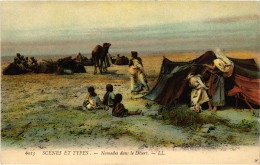 CPA AK Scenes Et Types - Nomades Sans Le Desert ALGERIA (1388976) - Sonstige & Ohne Zuordnung