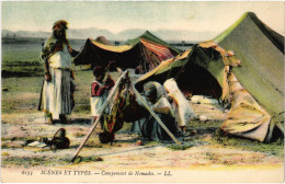 CPA AK Scenes Et Types - Campement De Nomades ALGERIA (1388972) - Sonstige & Ohne Zuordnung