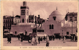 CPA AK ALGER Mosquee Djemad Djedid - Statue Du Duc D'Orleans ALGERIA (1389864) - Algeri