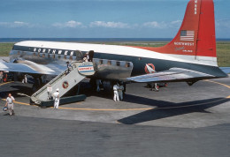 Aviation Postcard-WGA-1464 NORTHWEST ORIENT AIRLINES Douglas DC-6 - 1946-....: Era Moderna