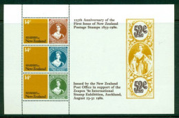 NEW ZEALAND 1980 Mi BL 4** 125th Anniversary Of New Zeland Stamps [B926] - Sellos Sobre Sellos