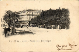 CPA AK ALGER Place De La Republique ALGERIA (1389641) - Algerien