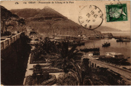 CPA AK ORAN Promenade De Letang Et Le Port ALGERIA (1389556) - Oran