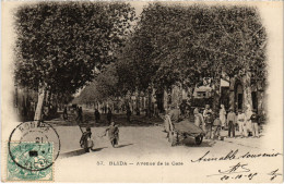 CPA AK BLIDA Avenue De La Gare ALGERIA (1389532) - Blida