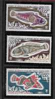 TAAF FSAT. Yt N° 43.45 Poissons 1971 - Unused Stamps