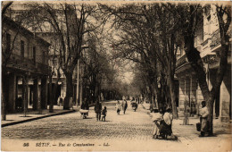 CPA AK SETIF Rue De Constantine ALGERIA (1389492) - Sétif