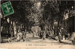 CPA AK SETIF Rue De Constantine ALGERIA (1389488) - Sétif