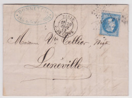PARIS, 1869, étoile 24 Sur Napoléon N°29, Rue De Cléry ( SN24/86/10.2) - 1849-1876: Klassik