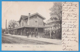 CPA AIN (01) - MIRIBEL - LA GARE - Unclassified