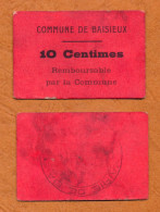 1914-1918 // BAISIEUX (Nord 59) // COMMUNE // Bon De Dix Centimes - Bonos