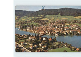 11908084 Stein Rhein Fliegeraufnahme Schloss Hohenklingen Stein Am Rhein - Autres & Non Classés