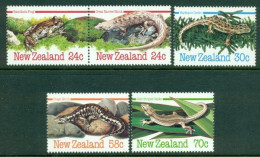 NEW ZEALAND 1984 Mi 901-05 Incl Pair** Amphibians And Reptiles [B942] - Sonstige & Ohne Zuordnung