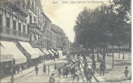 Cette (Sète) (34) - Quai Inférieur De L'Esplanade - Sete (Cette)