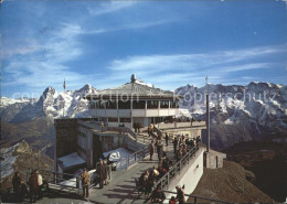 11905691 Muerren BE Schilthornbahn Drehreestaurant Piz Gloria Mit Eiger Moench J - Sonstige & Ohne Zuordnung