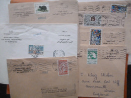 TUNISIA POSTAL COVERS [81] With ENCLOSURES FROM POSTAL DEPARTMENT PERIOD 1971-77  - Tunisie (1956-...)