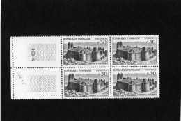 Bloc De 4 Timbres N° 1236 - CHATEAU DE FOUGERES - TBE - Neufs