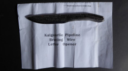 KALGOORLIE PIPELINE BRACING WIRE LETTER OPENER - Altri & Non Classificati