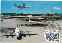 MILANO - FDC - CARTOLINA  - AEROPORTO FOLANINI - DI MILANO 1978 - ANNULLATA - Milano