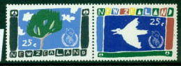 NEW ZEALAND 1986 Mi 958-59 Pair** International Peace Year [B953] - Autres & Non Classés