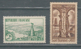 France N° 301 Et 302 ** Sites, 2 Valeurs - Unused Stamps