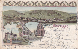 ALGRANGE  -  ALGRINGEN  -  THIONVILLE  -  MOSELLE  -  (57)  -  LITHOGRAPHIE  MULTIVUES  COULEURS  1908 - Thionville