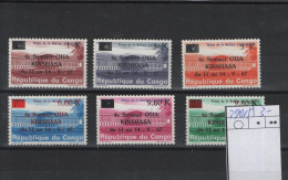 Kongo Kinshasa Michel Cat.No. Mnh/**  290/295ccer - Nuovi