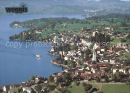 11904114 Weggis Vierwaldstaettersee Fliegeraufnahme Kurhaus Seeblick Weggis - Otros & Sin Clasificación