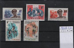 Kongo Kinshasa Michel Cat.No. Mnh/** 298/302 - Nuevas/fijasellos