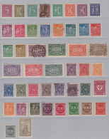 ALLEMAGNE 1921/1923 1 Lot De 46 Timbres Oblitérés Et Neuf  (27) - Used Stamps