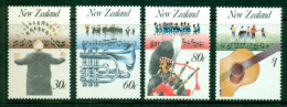 NEW ZEALAND 1986 Mi 974-77** Music In New Zealand [B977] - Música