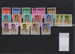 Kongo Kinshasa Michel Cat.No. Mnh/** 339/353 + Variation - Ungebraucht