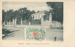 LA REUNION - SAINT DENIS - Une Maison De La Rue De Paris   - TB / RARE - Saint Denis