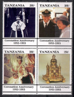 Tanzania 1993 Mi 1488-1491 MNH  (ZS4 TNZvie1488-1491) - Mineralen