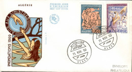 Algeria 1969 Mi 535-536 FDC  (FDC ZS4 ALG535-536) - Medicina