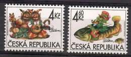 Czech Republic 1998 Mi 187-188 MNH  (ZE4 CZR187-188) - Verhalen, Fabels En Legenden