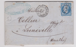 VILLEFRANCHE SUR SAONE , 1866, GC 4245 Sur Napoléon N°22 ( SN24/86/13.2) - 1849-1876: Classic Period