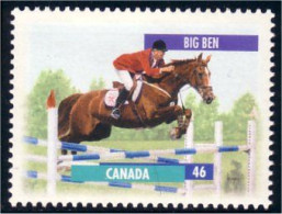 Canada Cheval Horse Pferd Big Ben 13 X 13.4 MNH ** Neuf SC (C17-93a) - Ongebruikt