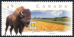 Canada Manitoba Bison MNH ** Neuf SC (C17-81a) - Ongebruikt