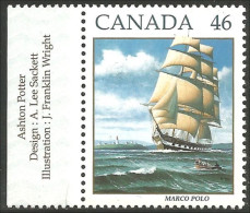 Canada Bateau Voilier Sailing Ship Marco Polo Explorer Explorateur MNH ** Neuf SC (C17-79ap) - Barche