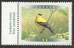 Canada Chardonneret Goldfinch MNH ** Neuf SC (C17-72gl) - Nuevos