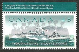 Canada Bateau Ship HMCS Sackville MNH ** Neuf SC (C17-62hla) - Unused Stamps